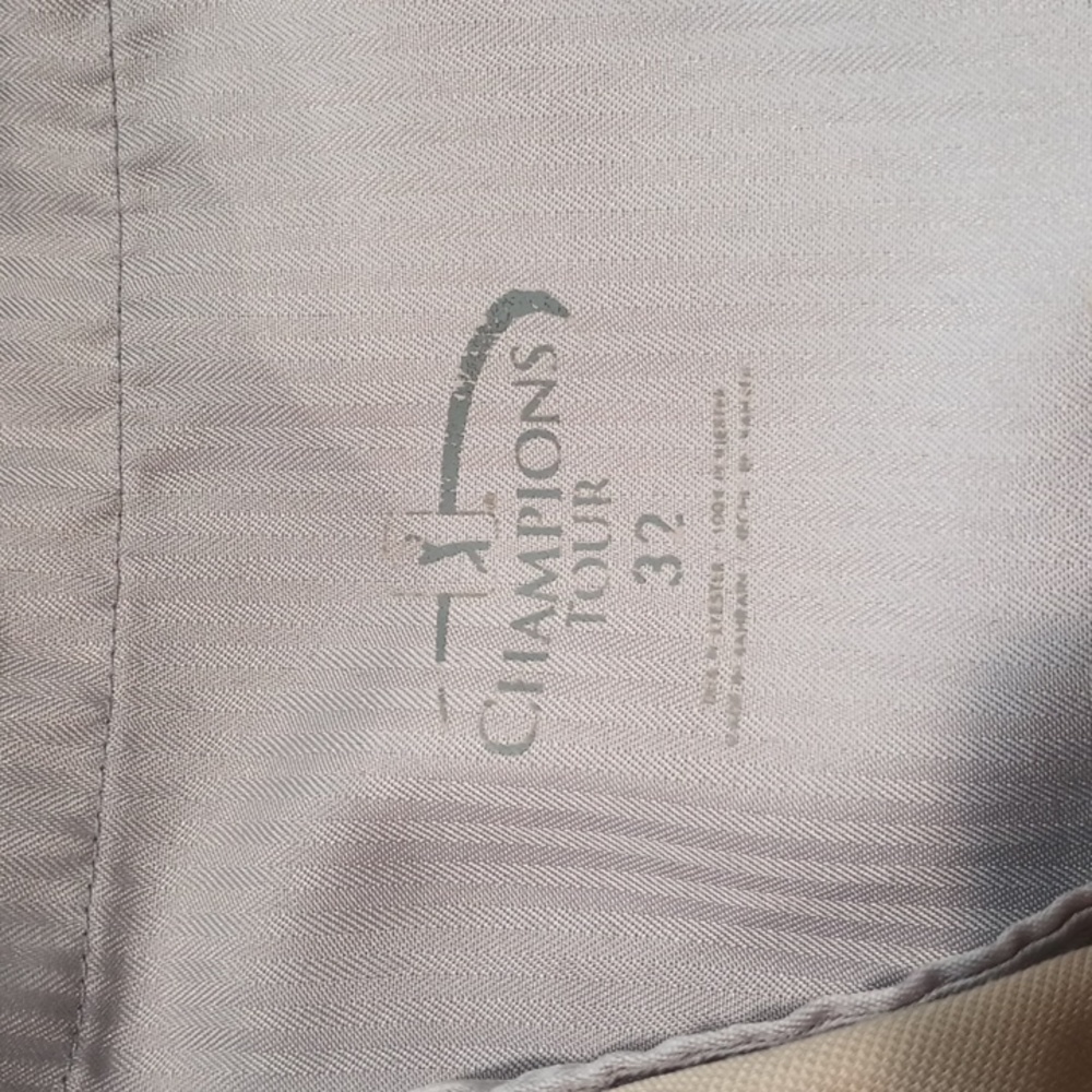 Champions Tour Khaki Golf Shorts Size 32 - Picture 11 of 12